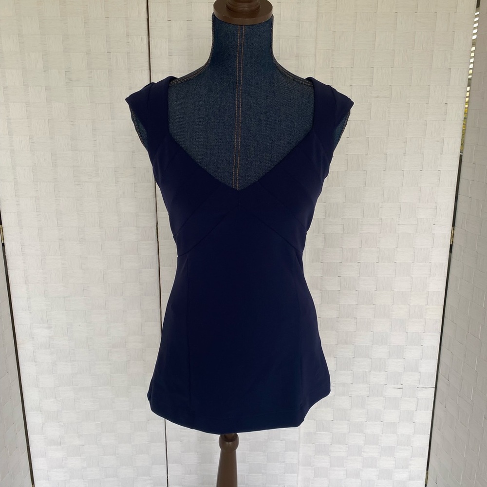 XS Boston Proper Navy Top